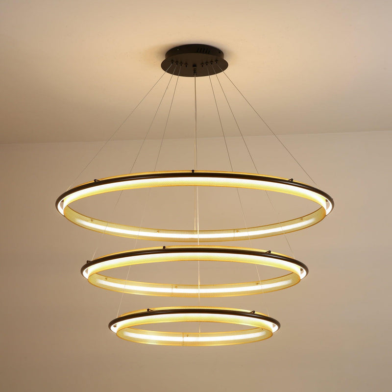 Acrylic LED Round Chandelier-DWHOME