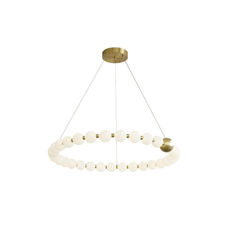 Acrylic Pearls Chandelier-DWHOME