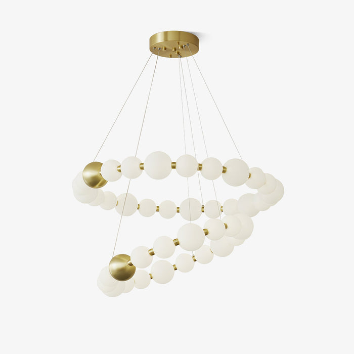 Acrylic Pearls Chandelier.