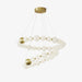 Acrylic Pearls Chandelier.