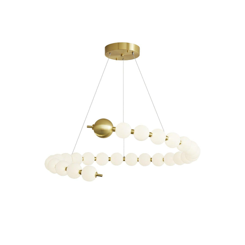 Acrylic Pearls Chandelier-DWHOME