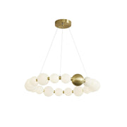 Acrylic Pearls Chandelier-DWHOME