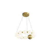 Acrylic Pearls Chandelier-DWHOME