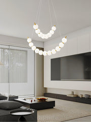 Acrylic Pearls Chandelier-DWHOME