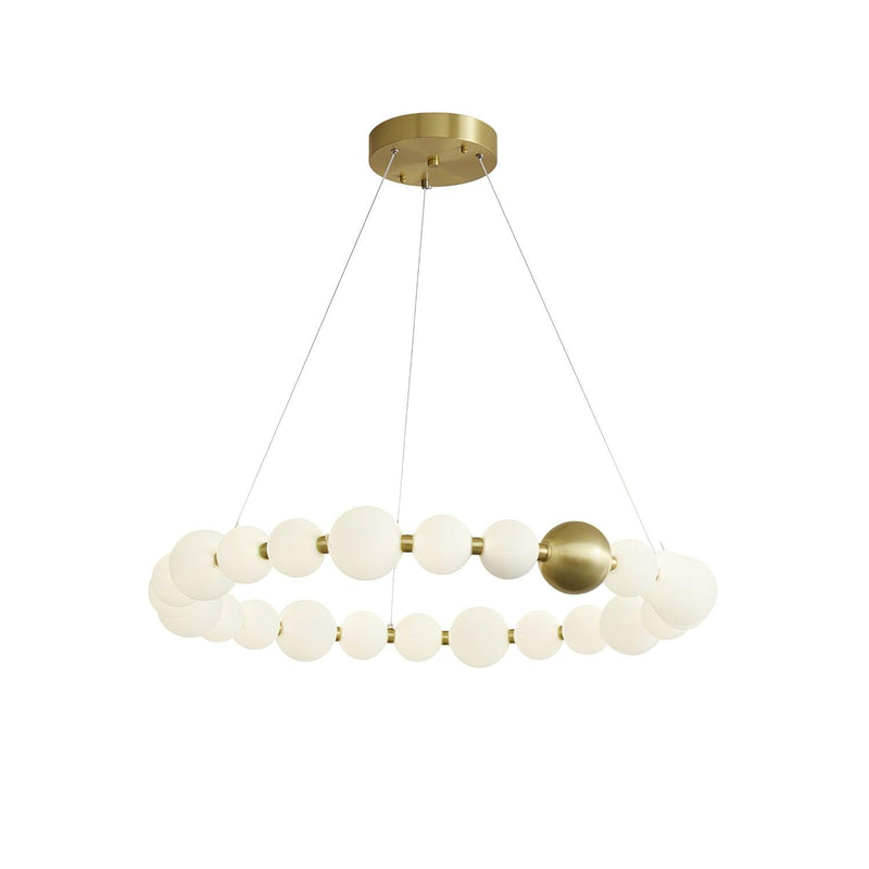 Acrylic Pearls Chandelier-DWHOME