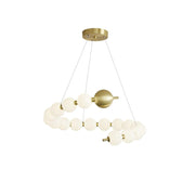 Acrylic Pearls Chandelier-DWHOME