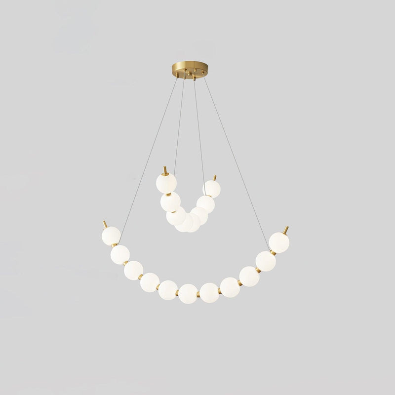 Acrylic Pearls Chandelier-DWHOME