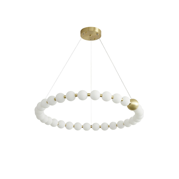 Acrylic Pearls Chandelier.