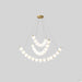 Acrylic Pearls Chandelier.