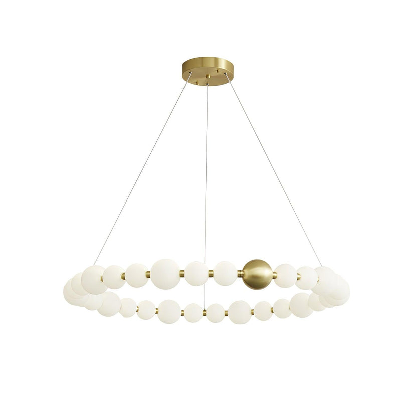 Acrylic Pearls Chandelier-DWHOME