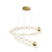 Acrylic Pearls Chandelier-DWHOME
