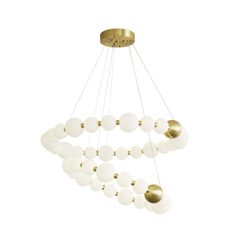 Acrylic Pearls Chandelier-DWHOME
