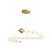 Acrylic Pearls Chandelier-DWHOME