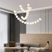 Acrylic Pearls Chandelier-DWHOME
