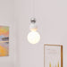 Acrylic Three Ball Pendant Lamp.