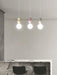 Acrylic Three Ball Pendant Lamp.