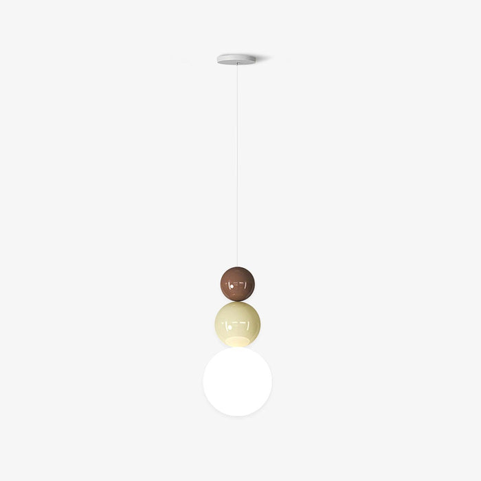 Acrylic Three Ball Pendant Lamp.