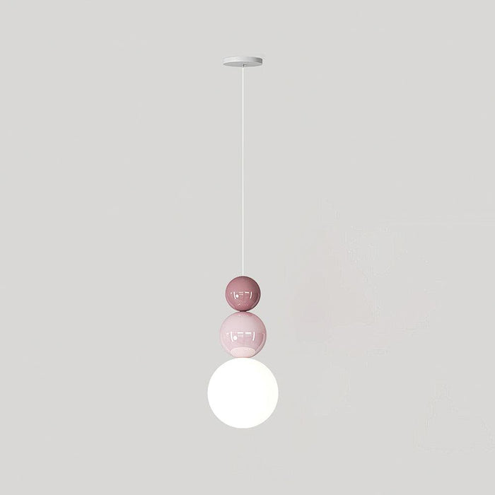 Acrylic Three Ball Pendant Lamp.