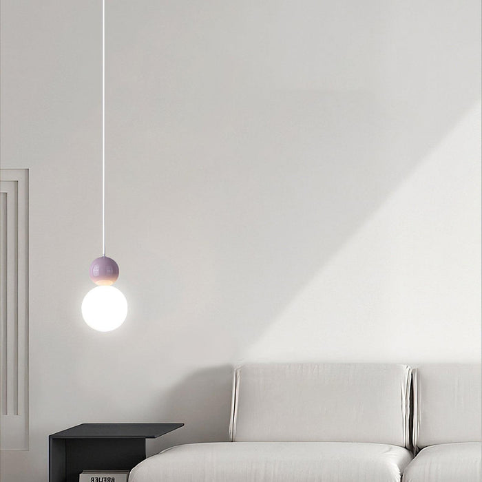 Acrylic Two Ball Pendant Light-DWHOME
