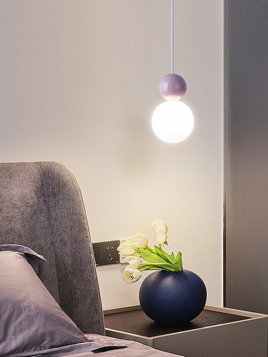 Acrylic Two Ball Pendant Light-DWHOME