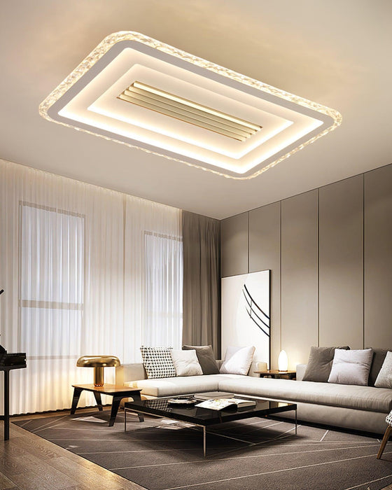 Acrylic Ultrathin Rectangle Ceiling Lamp-DWHOME