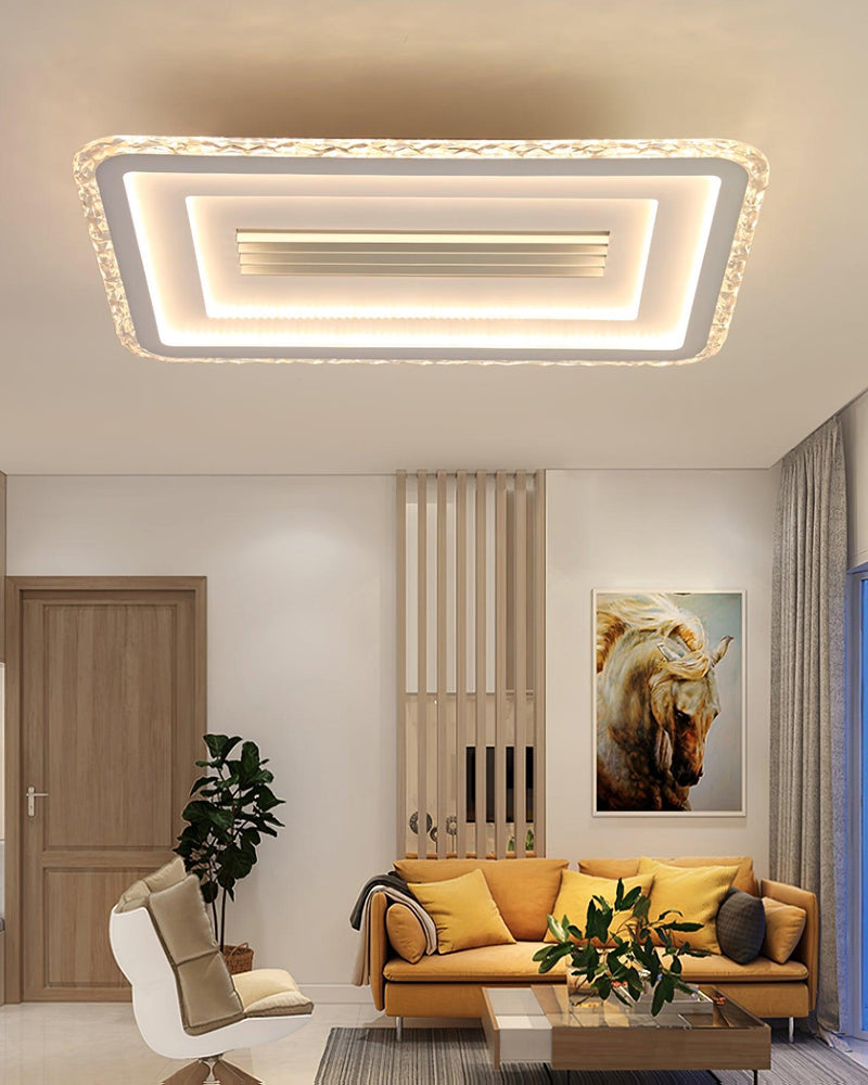 Acrylic Ultrathin Rectangle Ceiling Lamp-DWHOME
