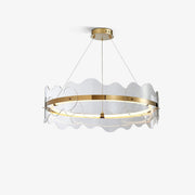 Acrylic Wave Chandelier-DWHOME