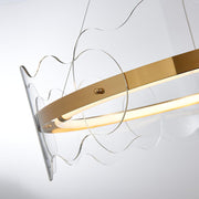 Acrylic Wave Chandelier-DWHOME