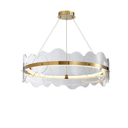 Acrylic Wave Chandelier-DWHOME