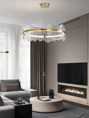 Acrylic Wave Chandelier-DWHOME