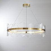 Acrylic Wave Chandelier-DWHOME