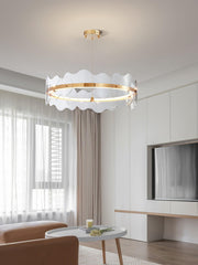 Acrylic Wave Chandelier-DWHOME