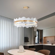 Acrylic Wave Chandelier-DWHOME