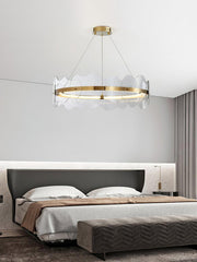 Acrylic Wave Chandelier-DWHOME