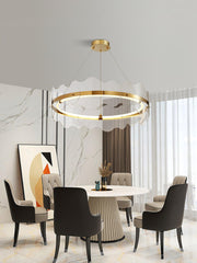 Acrylic Wave Chandelier-DWHOME