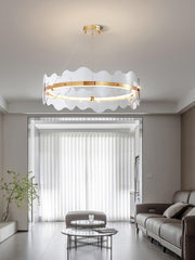 Acrylic Wave Chandelier-DWHOME