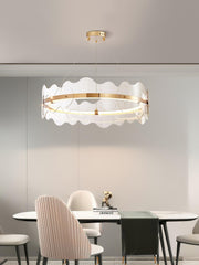 Acrylic Wave Chandelier-DWHOME