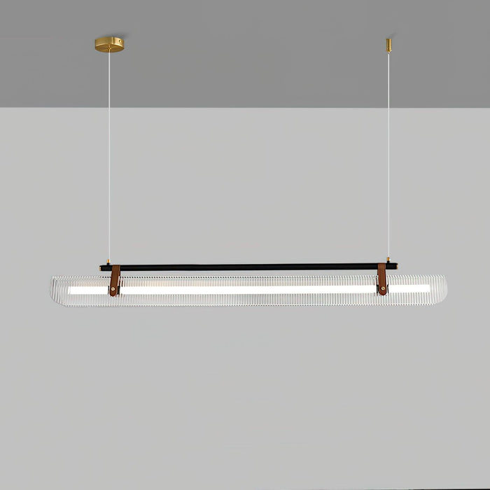 Acrylic Linear Chandelier.