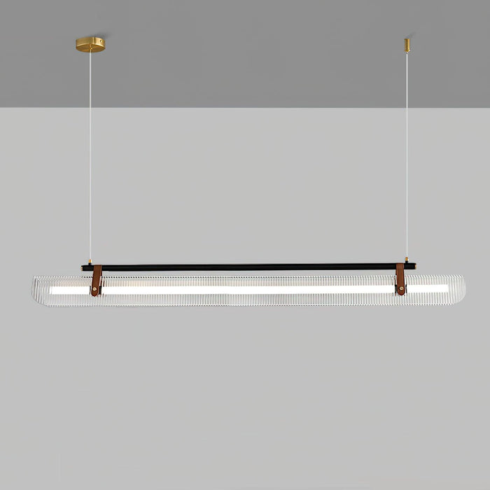 Acrylic Linear Chandelier.