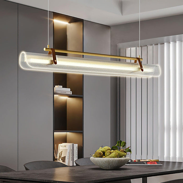 Acrylic Linear Chandelier-DWHOME
