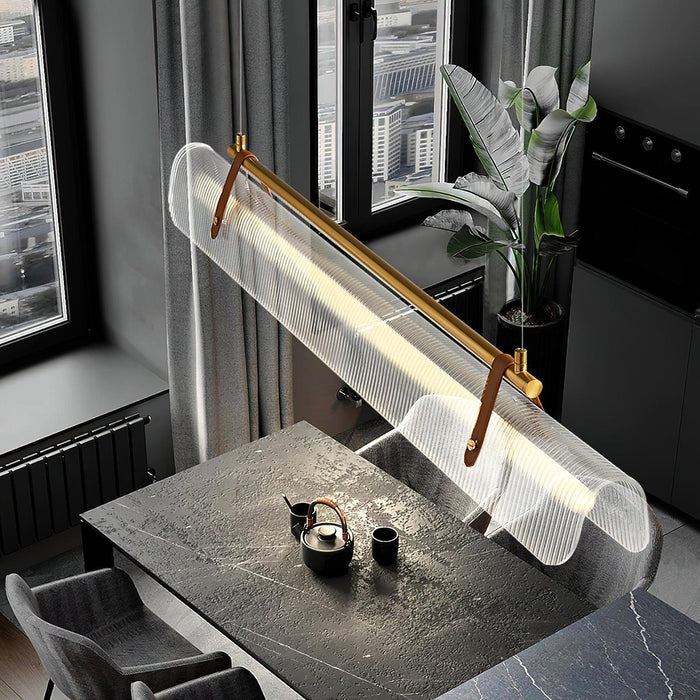 Acrylic Linear Chandelier-DWHOME