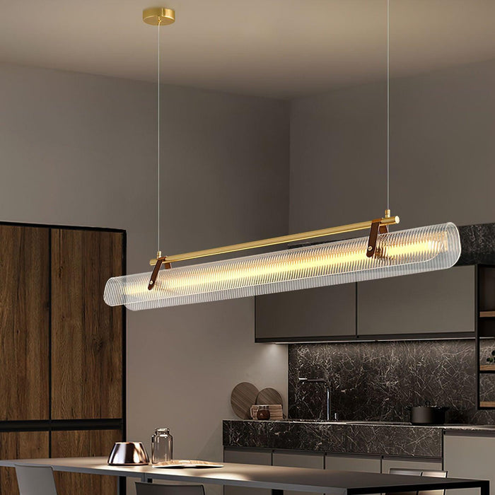 Acrylic Linear Chandelier-DWHOME