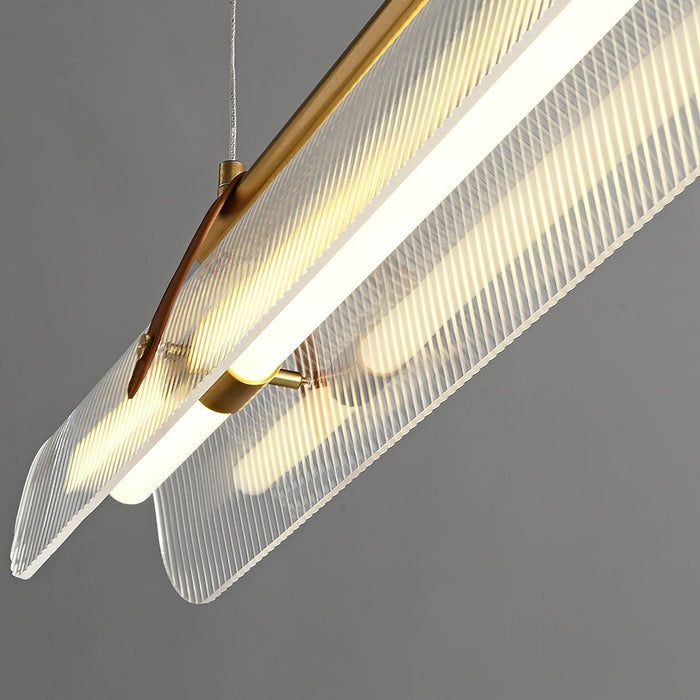 Acrylic Linear Chandelier-DWHOME