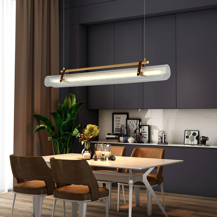 Acrylic Linear Chandelier-DWHOME