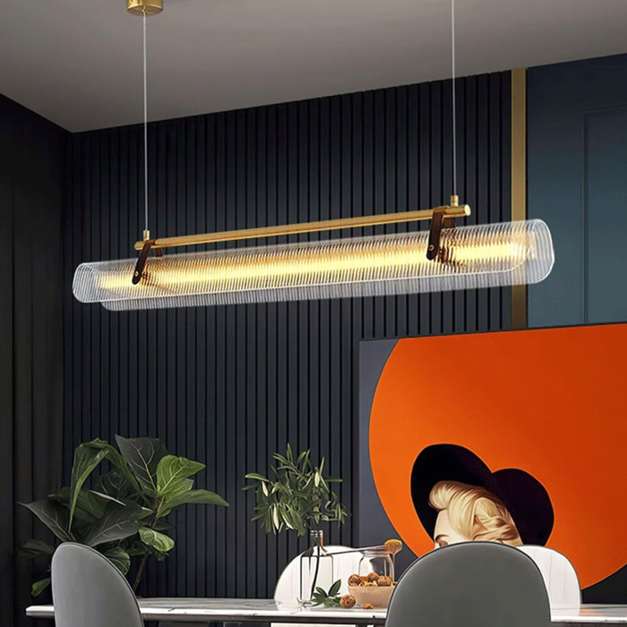 Acrylic Linear Chandelier-DWHOME