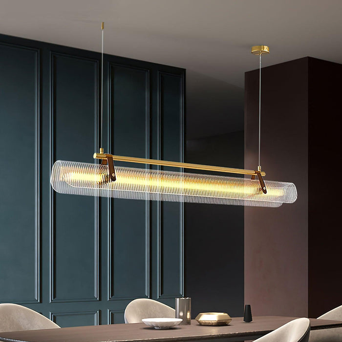 Acrylic Linear Chandelier-DWHOME