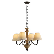 Adela Wood Chandelier-DWHOME