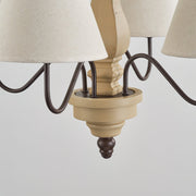 Adela Wood Chandelier-DWHOME