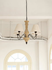 Adela Wood Chandelier-DWHOME