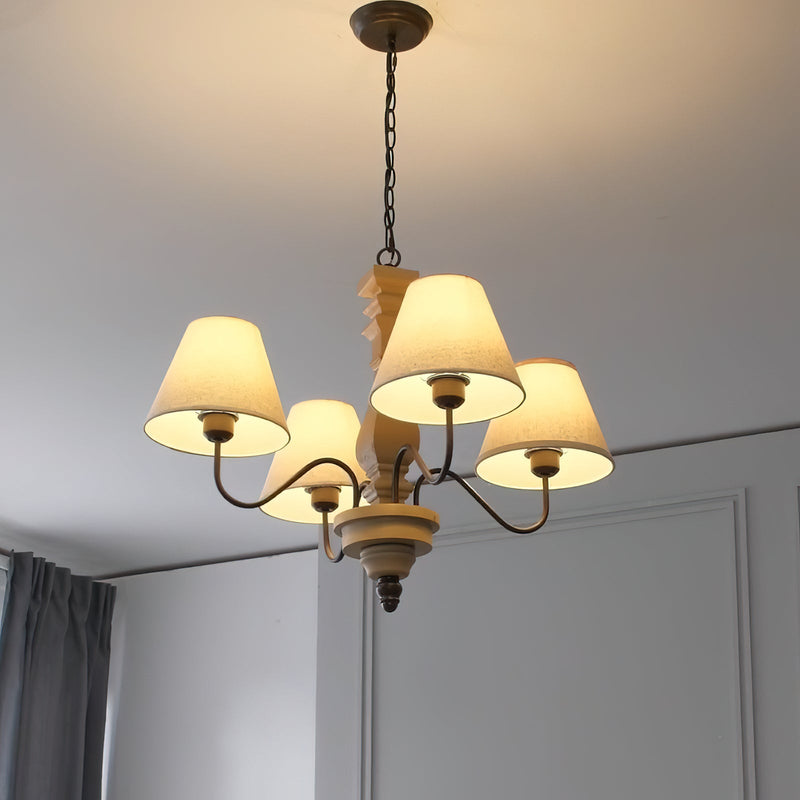 Adela Wood Chandelier-DWHOME